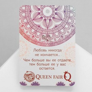 Брошь «Филин» круглый, цветная в золоте