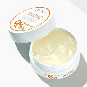 Гидрогелевые патчи для глаз Petitfee Collagen &amp; Q10 Hydrogel Eye Patch, 60шт