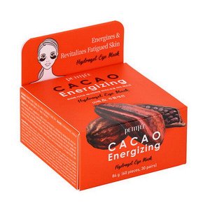 Тонизирующие гидрогелевые патчи с какао Petitfee Cacao Energizing Hydrogel Eye Mask, 60шт