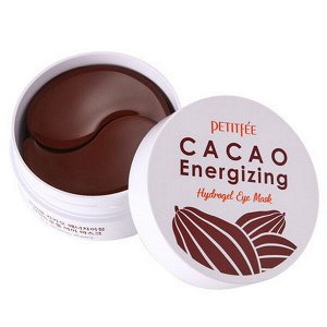 Тонизирующие гидрогелевые патчи с какао Petitfee Cacao Energizing Hydrogel Eye Mask, 60шт
