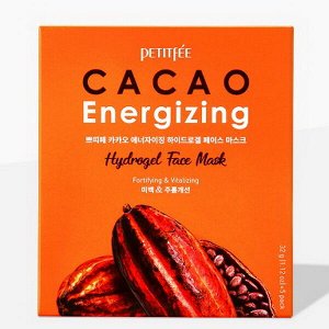 Тонизирующая гидрогелевая маска для лица с какао Petitfee Cacao Energizing Hydrogel Face Mask, 32гр*1шт