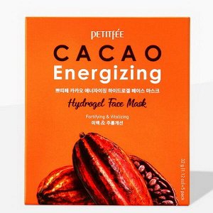 Тонизирующая гидрогелевая маска для лица с какао Petitfee Cacao Energizing Hydrogel Face Mask, 32гр*1шт