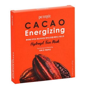 Тонизирующая гидрогелевая маска для лица с какао Petitfee Cacao Energizing Hydrogel Face Mask, 32гр*1шт