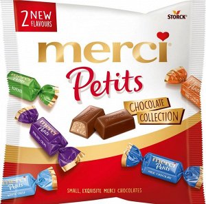Шоколадные конфеты ассорти Merci Petits "Шоколадная коллекция" 125 гр