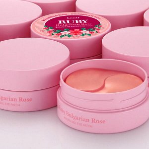 Гидрогелевые патчи для глаз Petitfee KOELF Ruby & Bulgarian Rose Eye Patch, 60шт