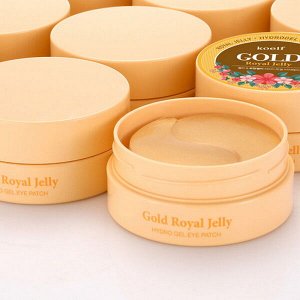 Гидрогелевые патчи для глаз Petitfee KOELF Gold & Royal Jelly Eye Patch, 60шт