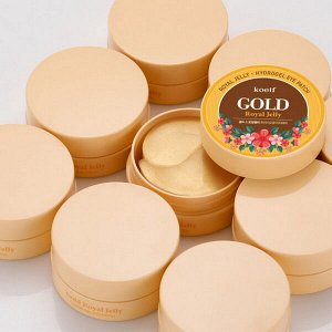 Гидрогелевые патчи для глаз Petitfee KOELF Gold & Royal Jelly Eye Patch, 60шт