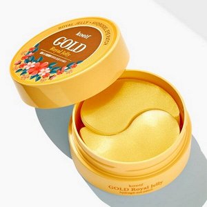 Гидрогелевые патчи для глаз Petitfee KOELF Gold & Royal Jelly Eye Patch, 60шт