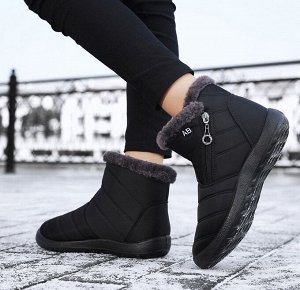 Ботинки утепленные Черные