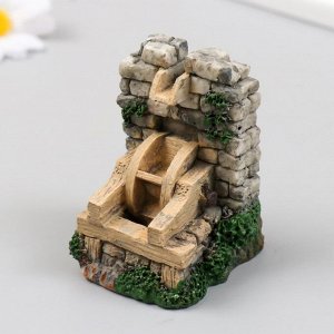 Фигурка для флорариума полистоун «Водяная мельница», 5.5?5.5?7.5 см