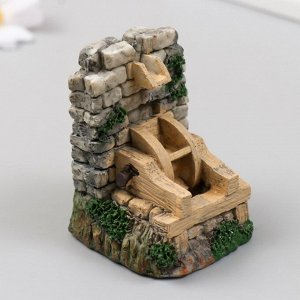Фигурка для флорариума полистоун «Водяная мельница», 5.5?5.5?7.5 см