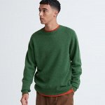 Мужской свитер, зеленый