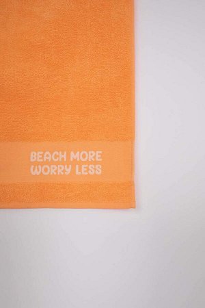 Женское хлопковое пляжное полотенце
