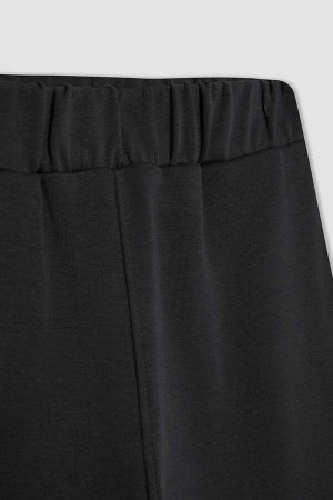 DeFactoFit Спортивные штаны из эластичной ткани для дайвинга со стандартным кроем и двойными карманами