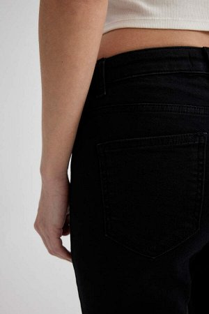 Длинные джинсовые брюки скинни с нормальной талией Rebeca
