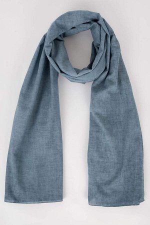 Женский хлопковый платок-хиджаб из стираного хлопка