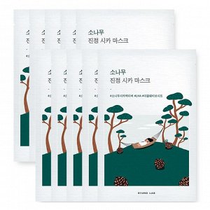 Маска д/лица, успокаивающ., тканевая, с экстр. сосны, ROUND LAB, Ю.Корея