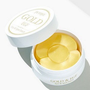 Гидрогелевые патчи для глаз Petitfee Gold EGF Eye & Spot Patch, 60+30шт