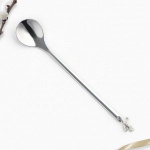 Ложка чайная «С Пасхой!» с подвесом, 14.8x2.7 см