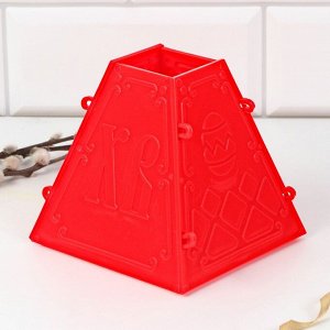 Форма для пасхи «Со светлым праздником Пасхи!», 11.5x11 см
