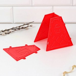 Форма для пасхи «Со светлым праздником Пасхи!», 11.5x11 см