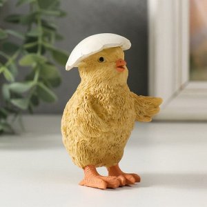Фигурка полистоун «Цыплёночек под скорлупкой», 8.5x5.5x5.5 см