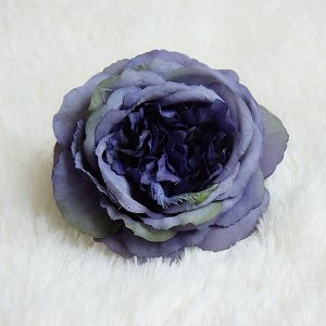 Искусственная роза, цвет синий