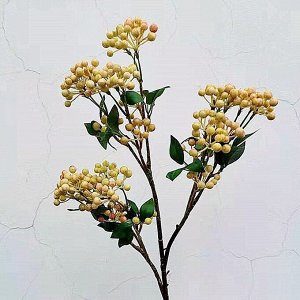 Веточка искусственных ягод, 66 см