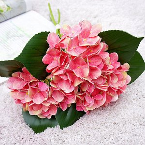 Букет искусственных цветов "Гортензия", цвет розовый