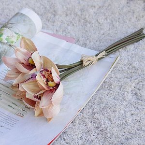 Букет искусственных цветов &quot;Орхидеи&quot;, цвет розовый