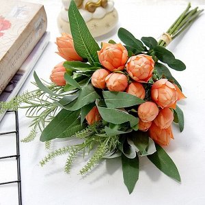 Букет искусственных цветов, цвет оранжевый
