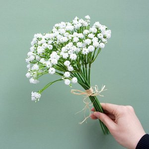Букет искусственных цветов "Гипсофила", цвет белый