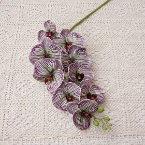 Искусственная ветка "Орхидея", цвет фиолетовый