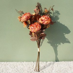 Букет искусственных цветов, цвет бежевый
