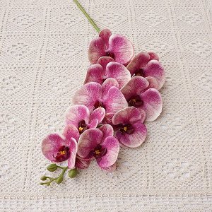 Искусственная ветка "Орхидея", цвет хаки
