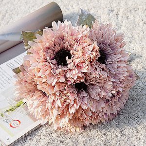 Букет искусственных цветов, цвет светло-розовый