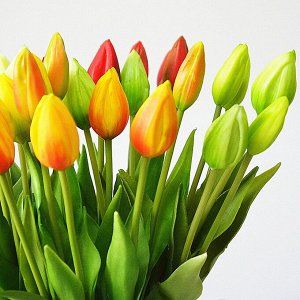 Букет искусственных цветов "Тюльпаны", цвет сиреневый