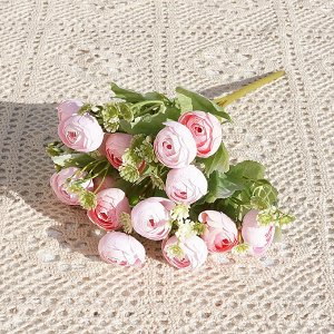 Букет искусственных цветов "Пионы", цвет розовый