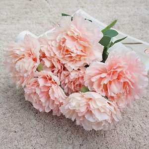 Букет искусственных цветов "Пионы", цвет розовый