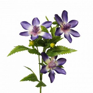 Искусственные цветы на ветке, цвет синий/фиолетовый
