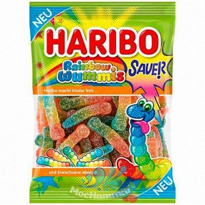 Жевательный мармелад HARIBO Rainbow Wummis Sauer кислые 160 гр