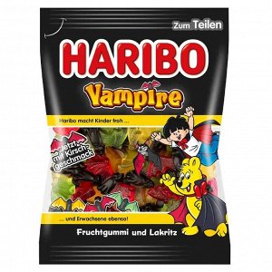 Мармелад жевательный с лакрицей Харибо Вампир 175 грамм / Haribo Vampire 175 гр