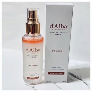 D'Alba Piedmont Vital Intensive Serum Skin Calming 160 ml Итенсивная  восстанавливающая сыворотка 160 мл