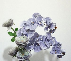 Искусственная ветка &quot;Орхидея&quot;, цвет фиолетовый