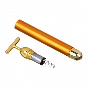 Массажер для лица с вибрационным массажем, на батарейках типа DC1.5V (AA), 14x3,5см