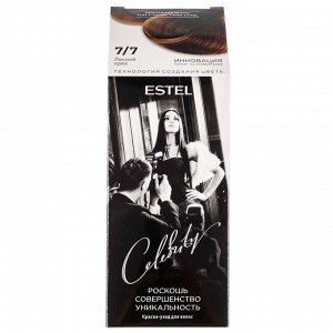 ESTEL CELEBRITY Краска-уход для волос, тон 7/7 лесной орех