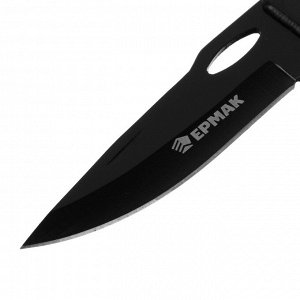 ЕРМАК Нож туристический складной 17 см. толщина лезвия 1,8 мм, нерж. сталь, арт.3