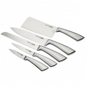 SATOSHI Мартелл Набор ножей кухонных 8пр, ручки хром, акриловая подставка