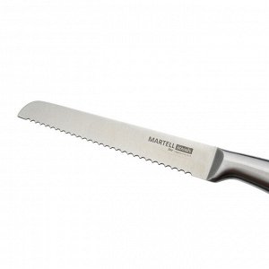 SATOSHI Мартелл Набор ножей кухонных 8пр, ручки хром, акриловая подставка