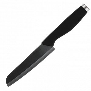 SATOSHI Бусидо Нож кухонный керамический, черный, 15см
